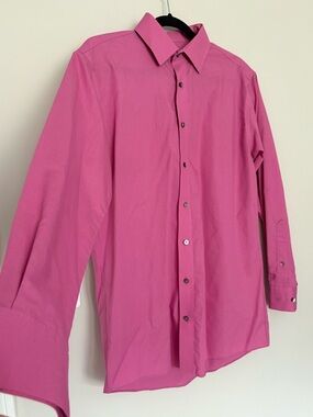 jf j.ferrar Men’s Pink Dress Shirt